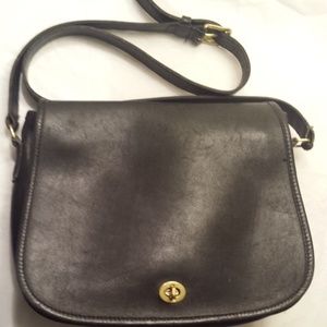 Vintage Coach Ranch Black Purse!